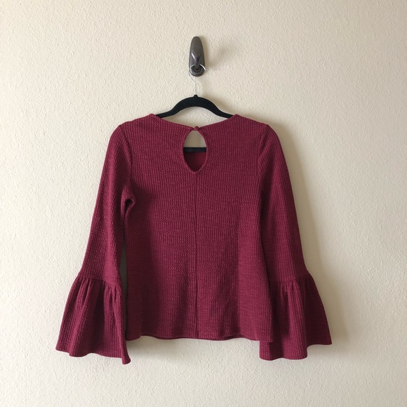 Porridge Anthropologie Bell Sleeve Top - Picture 7 of 7